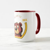 Titel Bee oder nicht Bee Bär - Shakespeare Humor Tasse (VorderseiteRechts)