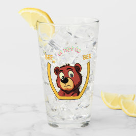 Titel Bee or Not to Bee Bear - Shakespeare Humor Glas