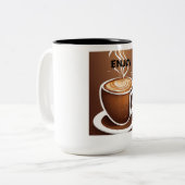 Titel: "Braute Impressionen: Erhöhen Sie Ihre Sipp Zweifarbige Tasse (Vorderseite Links)