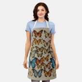 Titel: "Butterfly Dreams: Eleganter Afron-Designer Schürze (Getragen)