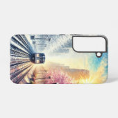 Titel: Chicago Seasons Phone Case Samsung Galaxy Hülle (Rückseite (Horizontal))