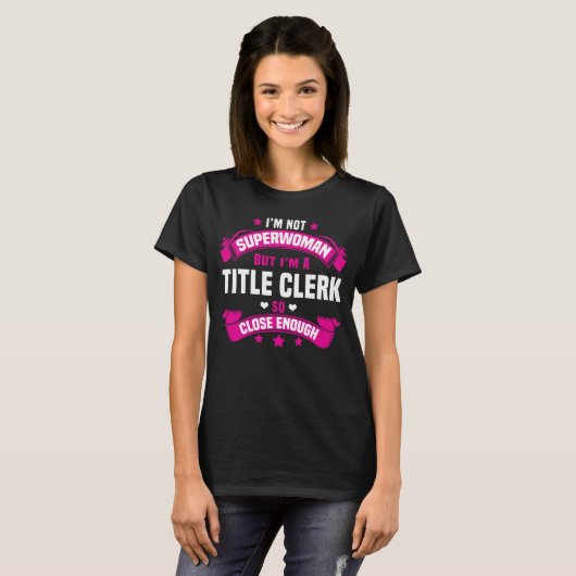 Titel Clerk T-Shirt (Vorne ganz)