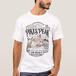 *Titel:** Colorado Mountain Summit Road Rally Car  T-Shirt
