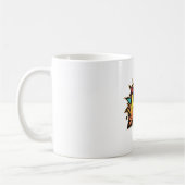 Titel: "Comic Book Burst: AAAL! Pop Art Kaffeetasse (Links)