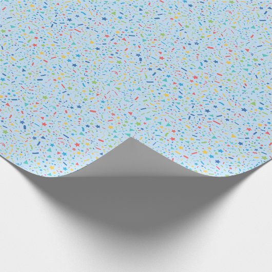 Titel: Confetti Celebration Wrapping Paper Geschenkpapier (Ecke)