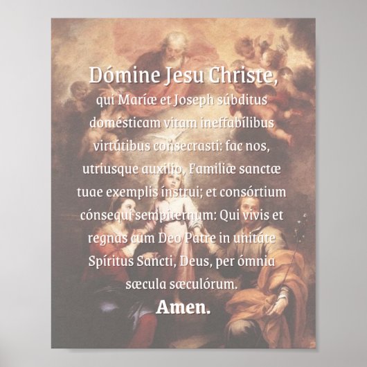 Titel der Familie (Lateinisch) Poster (Vorne)