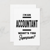 Titel des Arbeitgebers RSVP Karte (Vorne/Hinten)