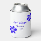 Titel des Doodle-Namens "Blaue Blume" Jahr 20XX Dosenkühler (Kanne Vorderseite)
