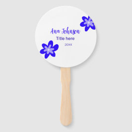 Titel des Doodle-Namens "Blaue Blume" Jahr 20XX Fächer