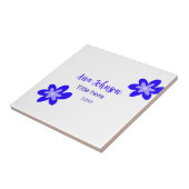 Titel des Doodle-Namens "Blaue Blume" Jahr 20XX Fliese (Seite)