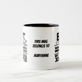 Titel des EMT-Jobs Zweifarbige Tasse (Mittel)