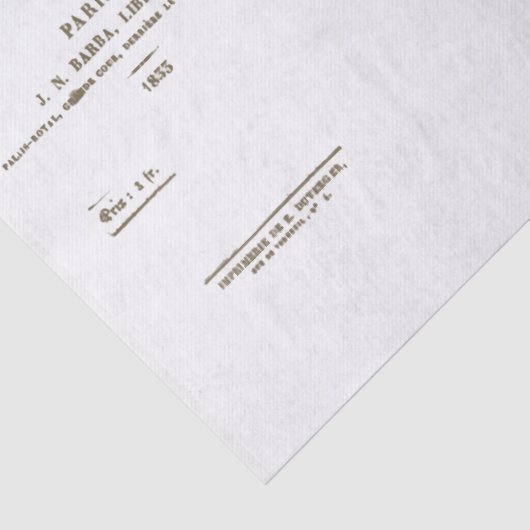 Titel des französischen Opernprogramms Seidenpapier (Ausschnitt)