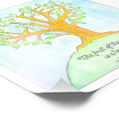 Titel des Lebens Fotodruck (Ecke)