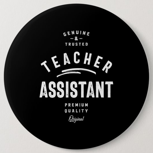 Titel des Lehrerassistenten Button (Vorderseite)