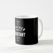 Titel des Lehrerassistenten Kaffeetasse (VorderseiteRechts)