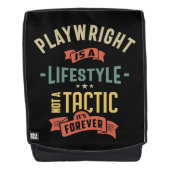 Titel des Playwright-Jobs Rucksack (Vorderseite)