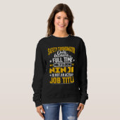 Titel des Sicherheitskoordinators - Direkte Sicher Sweatshirt (Vorne ganz)