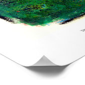 Titel: Dieser Augenblick - ein wunderschöner Baum Poster (Ecke)