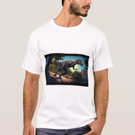 Titel: Dinosaurier-Spaziergang durch den Dschungel T-Shirt