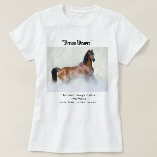 TITEL - DREAM WEAVER - Familie, Optionen, weiß, T-Shirt (Design vorne)