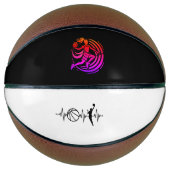 Titel: Dynamisches Logo für die Basketball-Silhoue Basketball (Vorderseite)