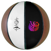 Titel: Dynamisches Logo für die Basketball-Silhoue Basketball (Vertikal)