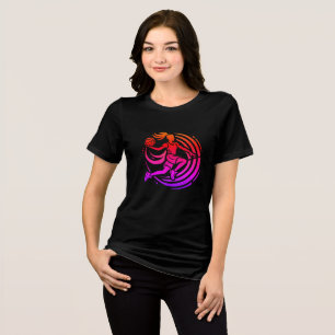 Titel: Dynamisches Logo für die Basketball-Silhoue Tri-Blend Shirt