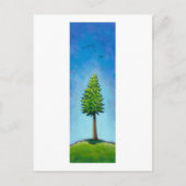 Titel:  Ein Baum zu sein - im Licht atmen. Postkarte (Vorderseite)