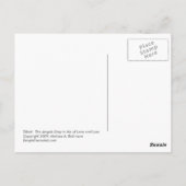 Titel: Engel singen zu mir von Liebe und Verlust - Postkarte (Rückseite)