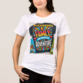 Titel: "Family Adventure Crew - Matching Travel T- Tri-Blend Shirt