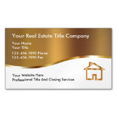 Titel Firmenmagnete Magnetische Visitenkarte (Vorderseite)