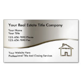 Titel Firmenmagnete Magnetische Visitenkarte (Vorderseite)