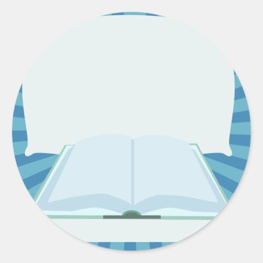 Titel für Ihr Buch hier ankündigen Runder Aufkleber (Vorderseite)