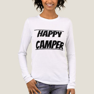 Titel: Glücklicher Camper Lustiger Camping Outdoor Tri-Blend Shirt