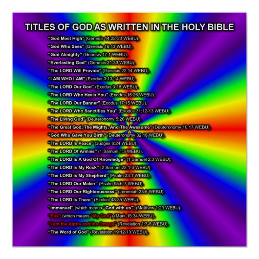 Titel Gottes Poster (Vorderseite)