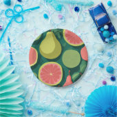 Titel: Guava Elegance: Moderner Minimalistischer P Pappteller (Party)