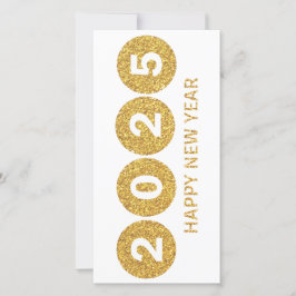 Titel: "Happy New Year 2025 🎆 Fireworks Feiertagskarte