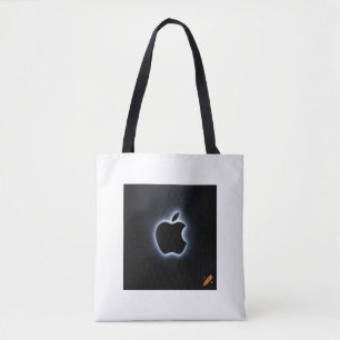 Titel: "Illuminierte Eleganz: Glühender schwarzer  Tasche