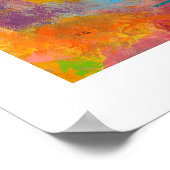Titel: (In Motion) Action - fliegendes Bauchschwei Poster (Ecke)