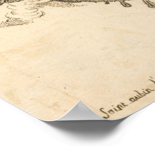 Titel, in oder nach 1756 poster (Ecke)