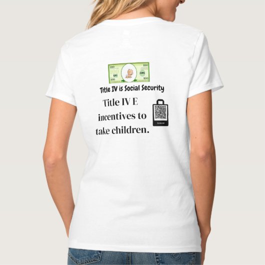 Titel IV E-Anreize T-Shirt (Rückseite)
