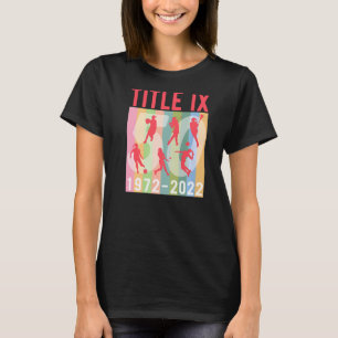 Titel IX 50 Jubiläum Bildung der USA T-Shirt