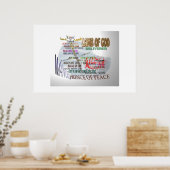 Titel Jesu Christi Poster (Küche)