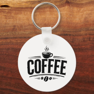 Titel: Kaffee-Liebhaber Vintage-Kaffeeschlüsselanh Schlüsselanhänger