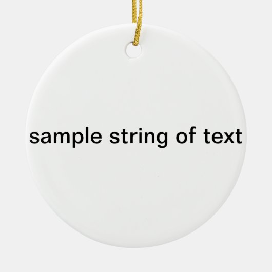 Titel Keramik Ornament (Vorne)