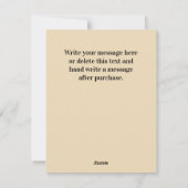 Titel "Kitte Card Edit" Feiertagskarte (Rückseite)