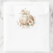 Titel: Little Pumpkin First Birthday Sticker (Tasche)