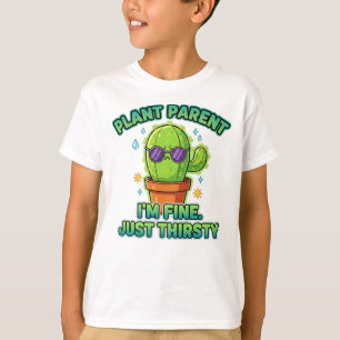 Titel: Lustiger Kaktus-Pflanzen-Elternteil T-Shirt