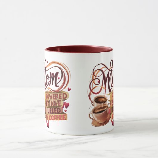 Titel: Mama — angetrieben durch Liebe, angetrieben Tasse (Zentrum)