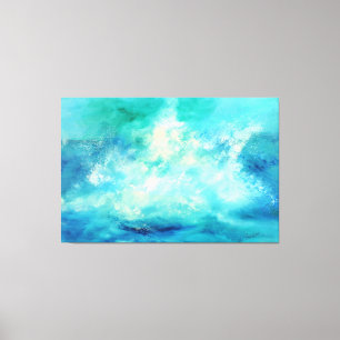 Titel: "marina grande" italienische Autorin Leinwanddruck